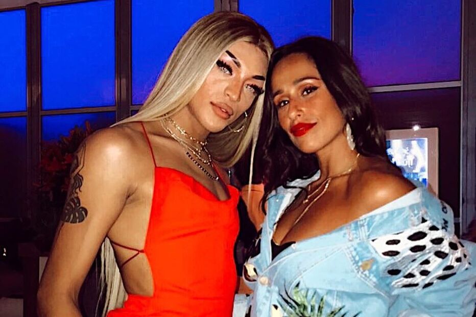 Rita Pereira esteve com Pabllo Vittar no Rock in Rio Brasil
