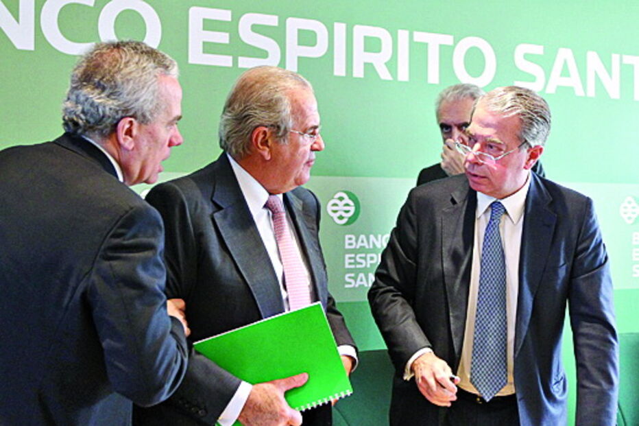 Sede do BES (atual Novo Banco) com Ricardo e José Manuel Espírito Santo