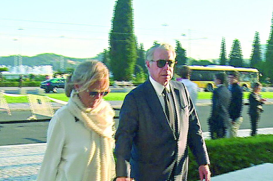 Ricardo Salgado e a mulher, Maria João 