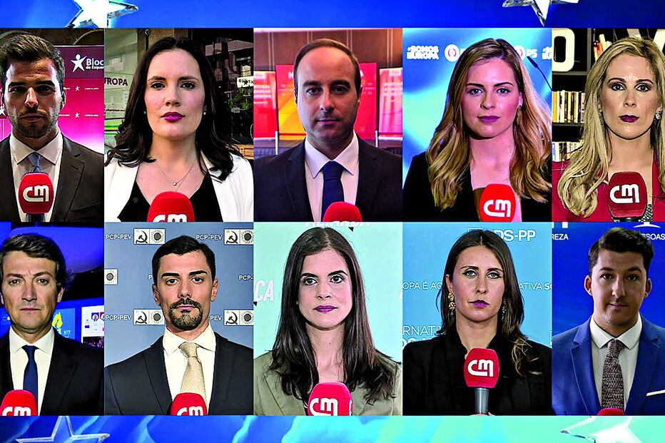 Em cima: Cláudio Carvalho, Débora Carvalho, Manuel Bento, Cátia Nobre e Sofia Garcia;  Em baixo: João Ferreira, Nuno de Sousa Moreira, Salomé Pinto, Sara Carrilho e Wilson Ledo 