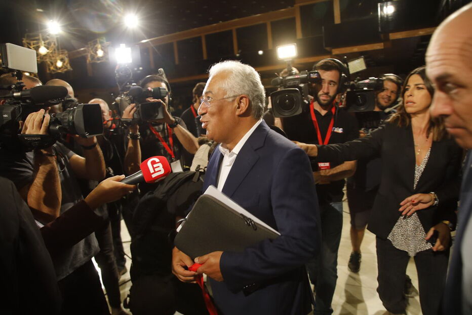 António Costa à chegada do Hotel Altis 