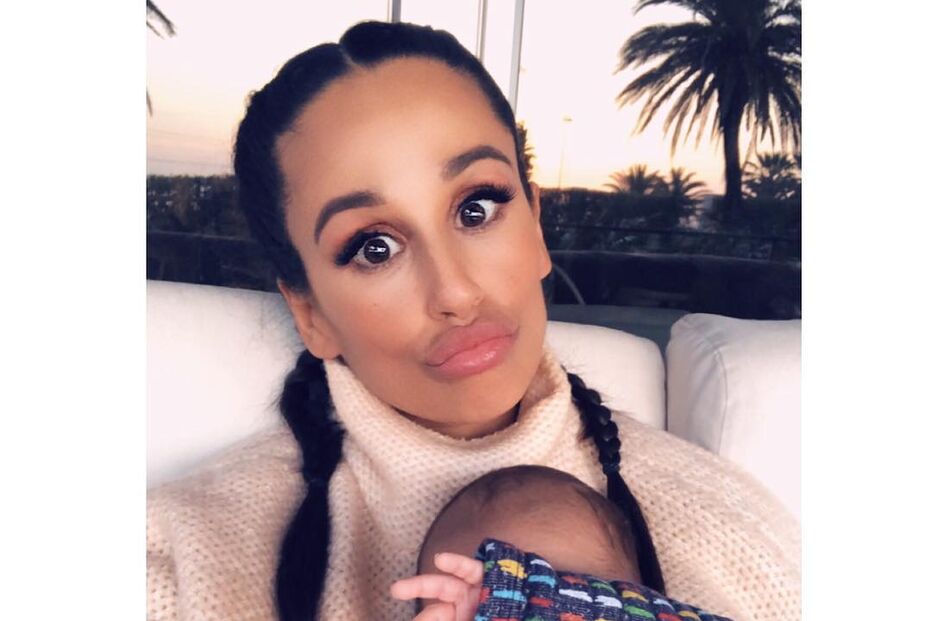 Rita Pereira e o filho Lonô