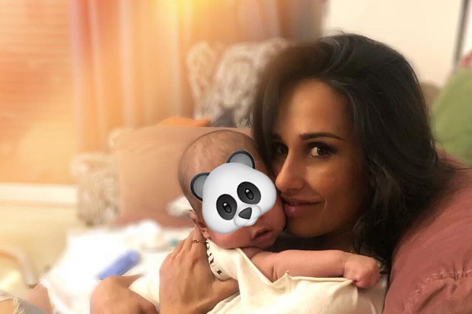 Rita Pereira e o filho Lonô