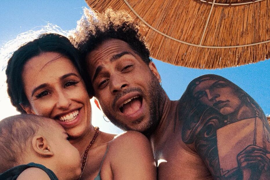 Rita Pereira, Guillaume Lalung e o filho, Lonô