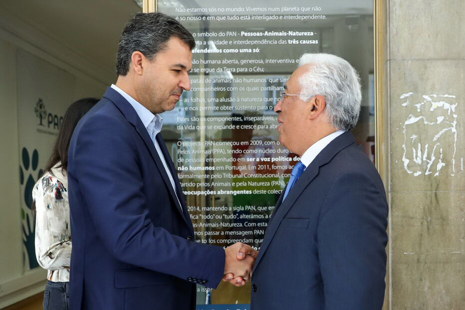 António Costa esteve com André Silva na sede do PAN