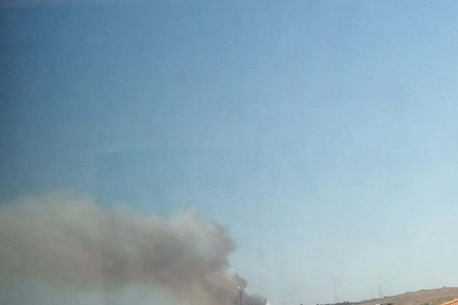 Incêndio na Serra da Carregueira, em Sintra