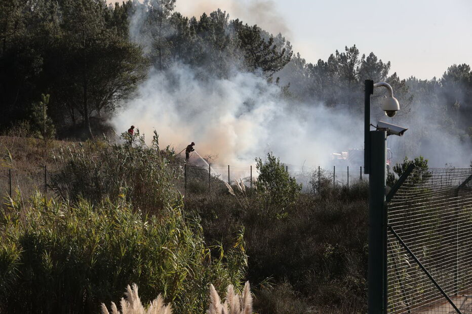Incêndio na Serra da Carregueira, em Sintra