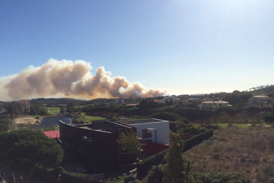 Incêndio na Carregueira, em Sintra