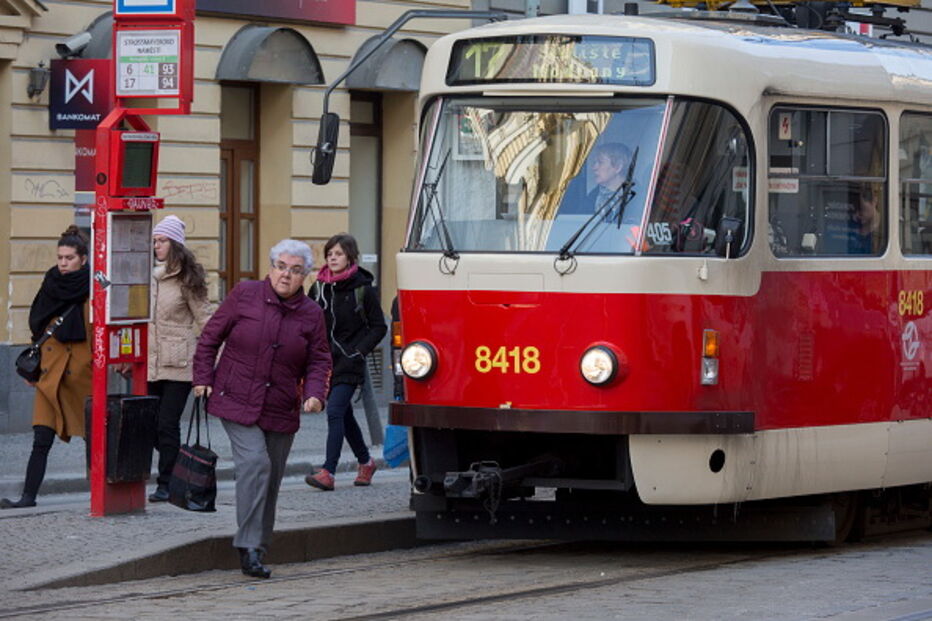 Elétrico em Praga