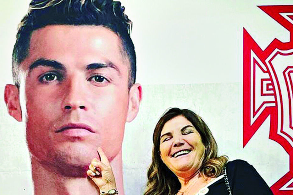 Dolores estive em Alvalade para apoiar o craque português