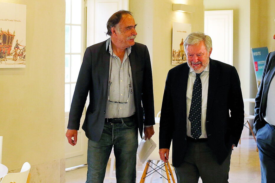 Paulo Branco anunciou o LEFFEST ao lado de Basílio Horta, presidente da Câmara de Sintra