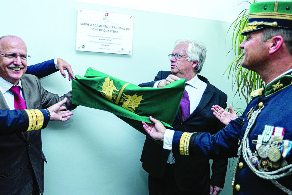 Obras de reabilitação do edifício da GNR de Quarteira foram inauguradas pelo ministro da Administração Interna