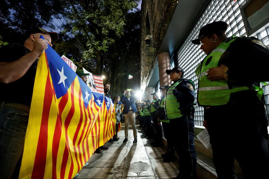 Protestos na Catalunha
