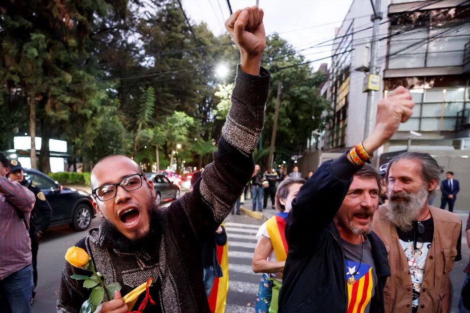 Protestos na Catalunha