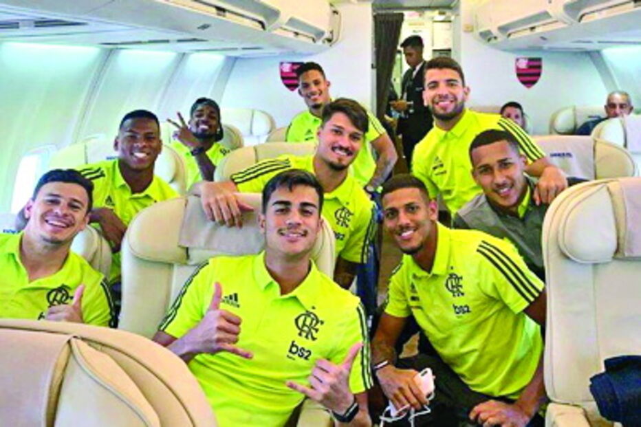 Jogadores viajam em aviões exclusivos 