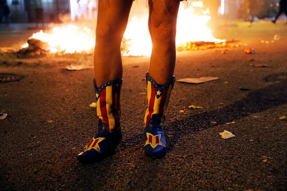 Segundo dia de manifestações em Barcelona