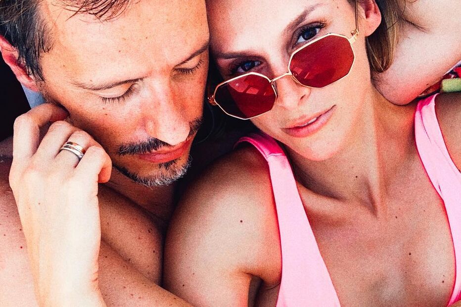 Nuria Madruga em família