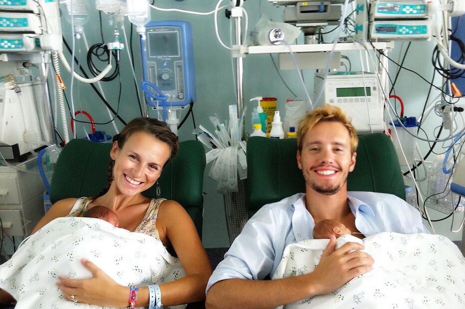 Nuria Madruga em família