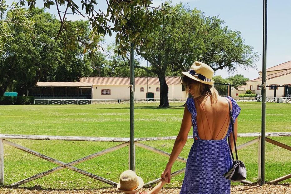 Nuria Madruga em família