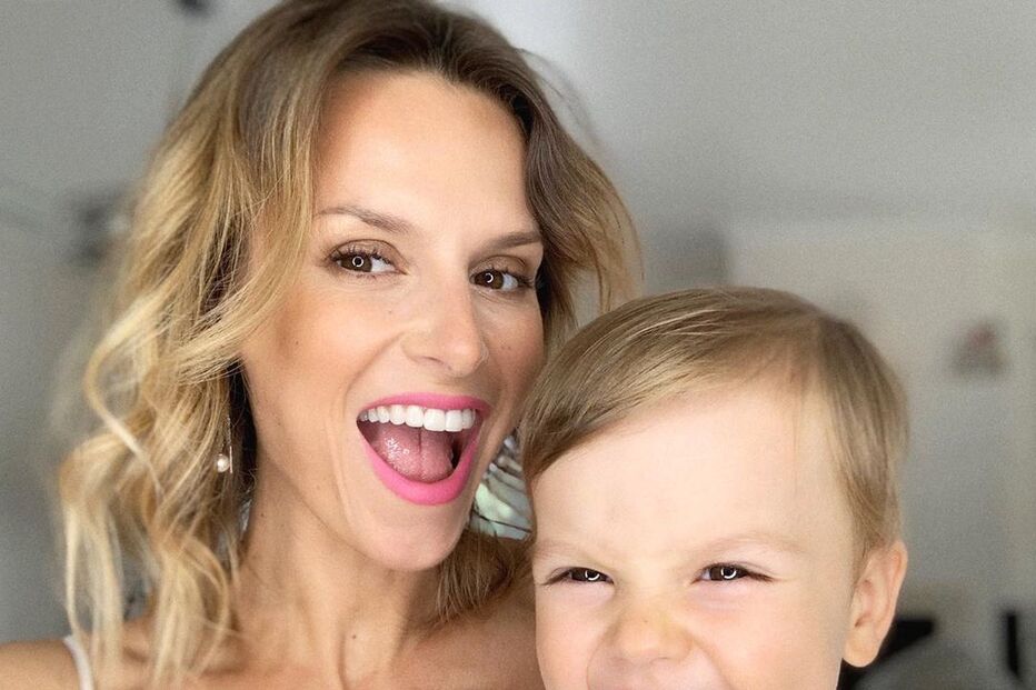 Nuria Madruga em família