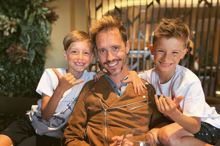 Nuria Madruga em família