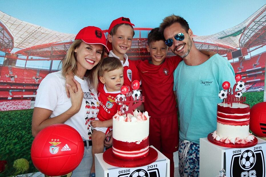 Nuria Madruga em família