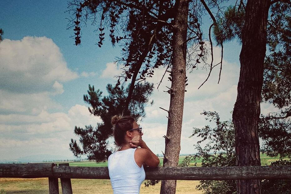 Nuria Madruga em família