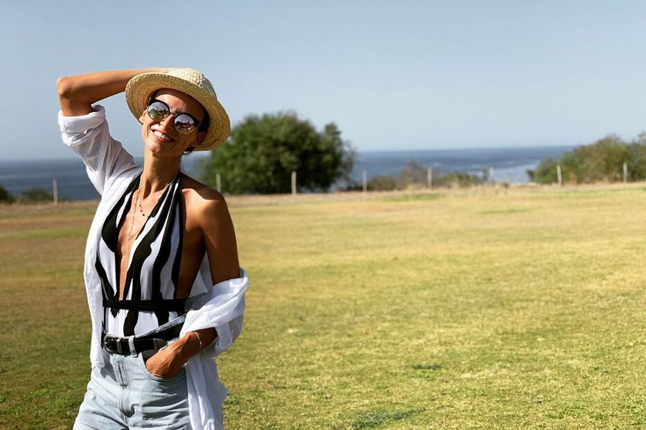 Nuria Madruga em família