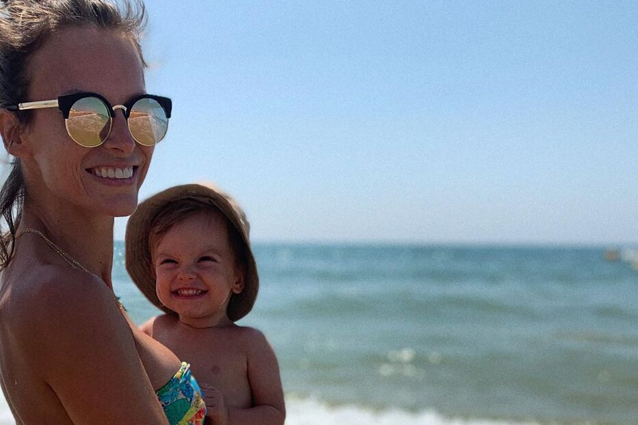 Nuria Madruga em família