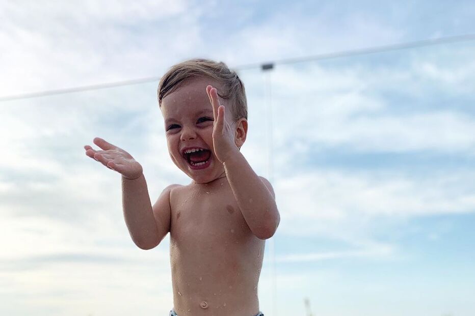 Nuria Madruga em família