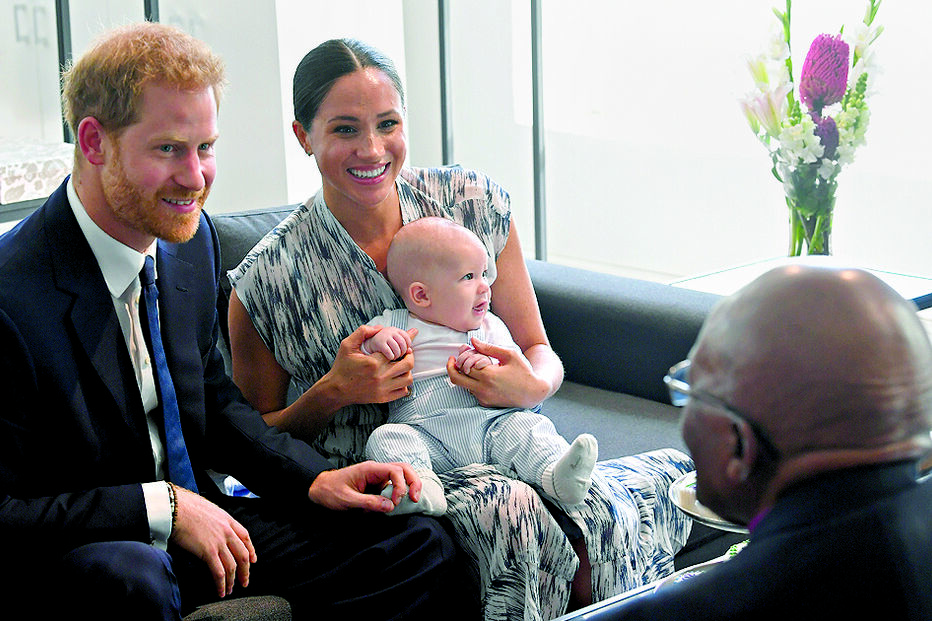 Harry e Meghan foram pais de Archie em Maio