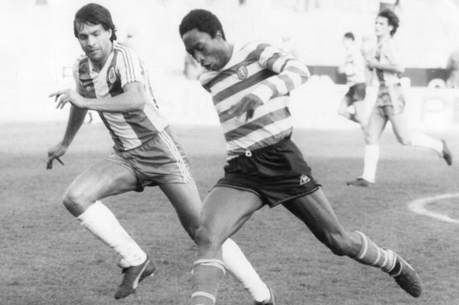 Rui Jordão num jogo contra o FC Porto