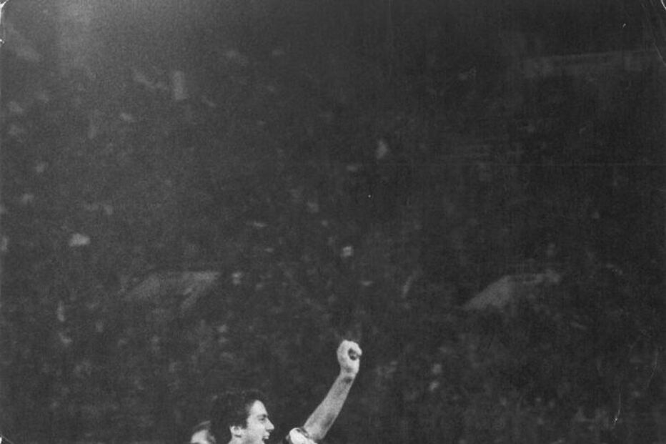 Rui Jordão festeja golo no Sporting