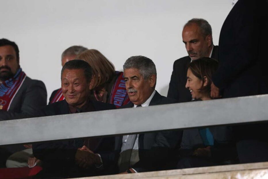 Dolores Aveiro nas bancadas a assistir ao Cova da Piedade - Benfica