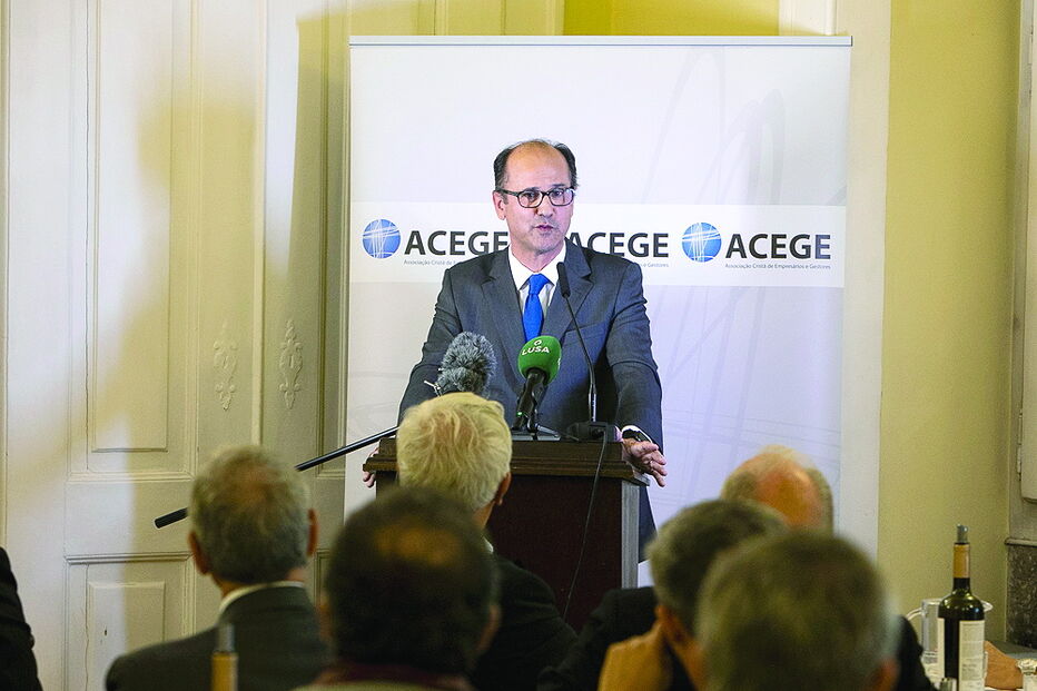 João Bento, presidente-executivo dos CTT, participou num almoço com empresários cristãos em Lisboa