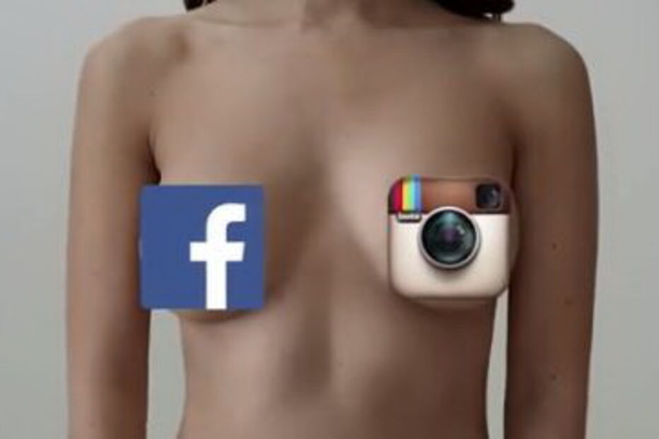 Mamilos das mulheres censurados na Internet... Campanha de prevenção do cancro da mama usa os de homem