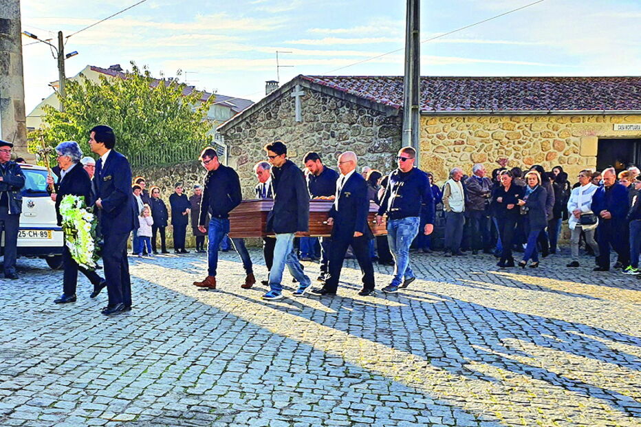 Funeral de Rui Costa, em Pero Viseu