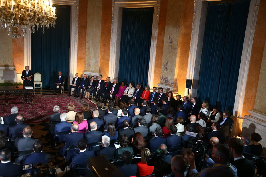 Cerimónia de tomada de posse do Governo de António Costa