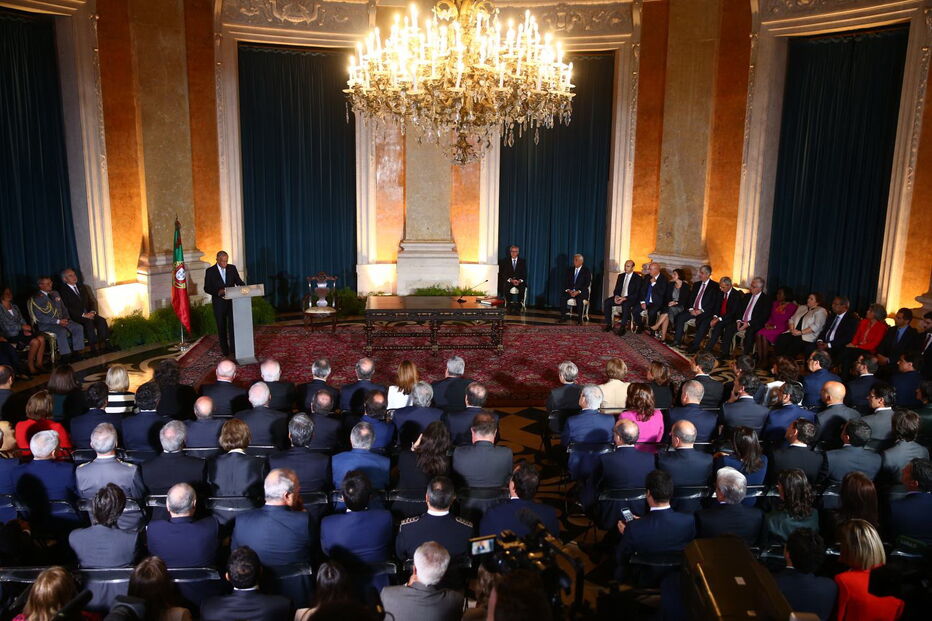 Cerimónia de tomada de posse do Governo de António Costa