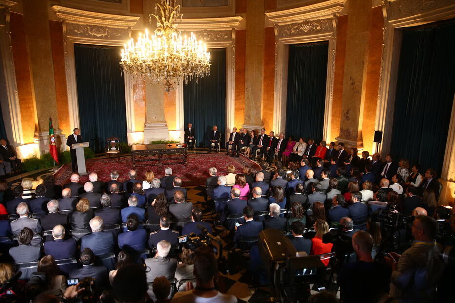 Cerimónia de tomada de posse do Governo de António Costa