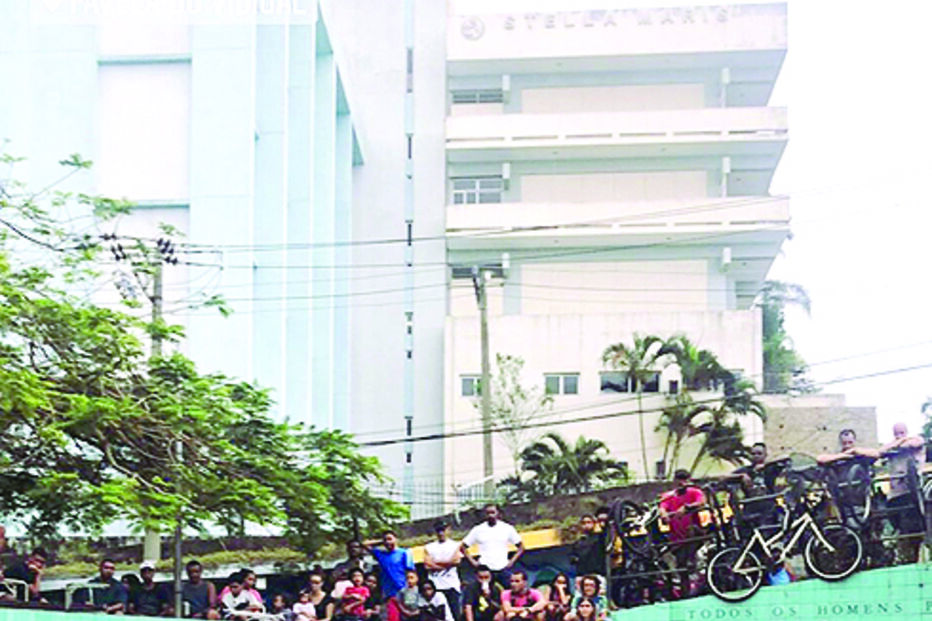 Jovem partilhou várias imagens nas redes sociais da visita à favela do Vidigal, em que assistiu a um combate de boxe 