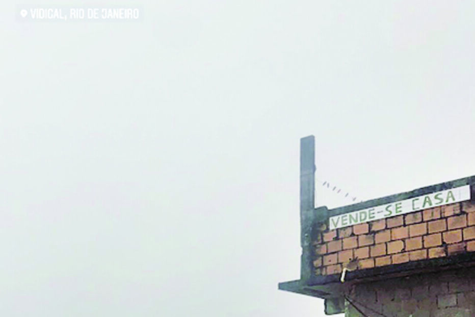 A Favela do Vidigal, visitada pelo filho do técnico, numa das suas últimas visitas ao Rio 