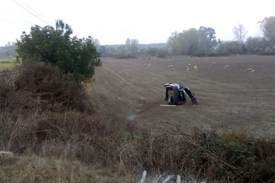 Despiste faz um ferido ligeiro em Santiago do Cacém 