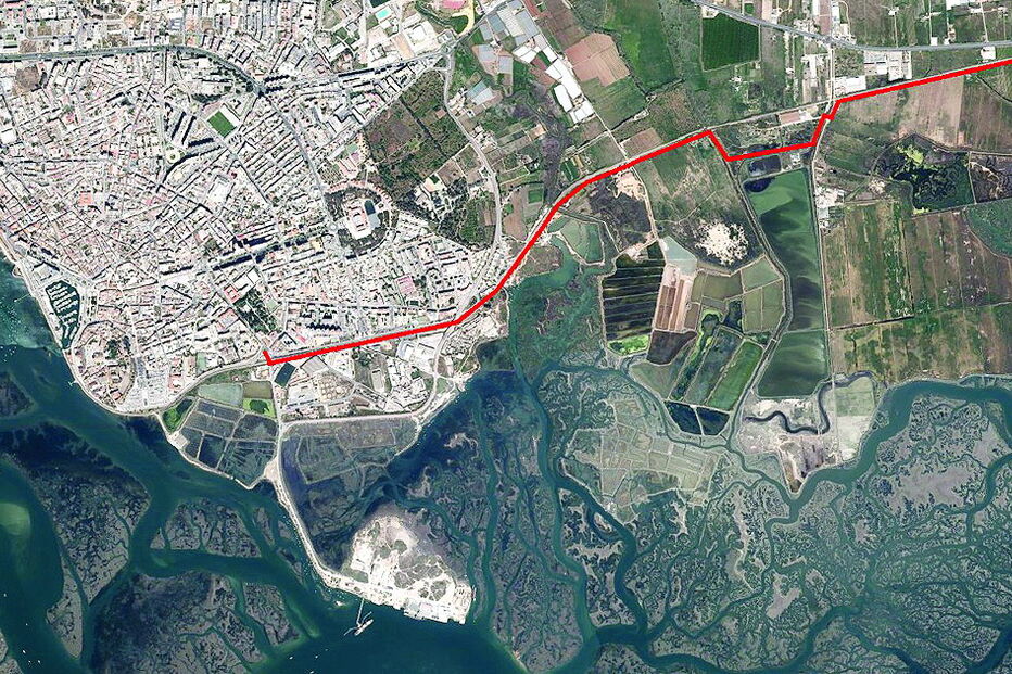Via vai ter uma extensão de quatro quilómetros e irá ligar a zona do Bom João, em Faro, à entrada da cidade de Olhão 