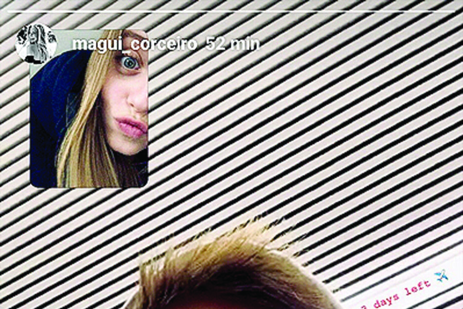 Imagem da conversa do casal  