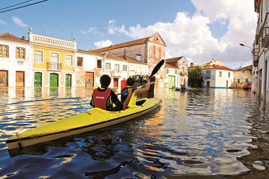 Ribeira de Santarém é uma zona sensível à subida de águas do Tejo 