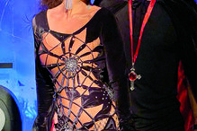 Juliana Paes mostrou-se sedutora ao lado do marido, Carlos Eduardo Baptista 