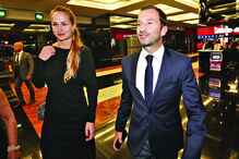 Varandas e Katarina Larsson numa rara aparição pública a dois