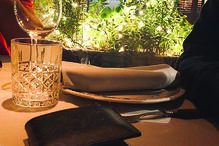 O restaurante onde jantaram 