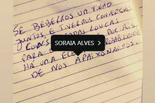 Poemas escritos no Instagram pareciam ser dedicados a Soraia, a única pessoa sinalizada.
